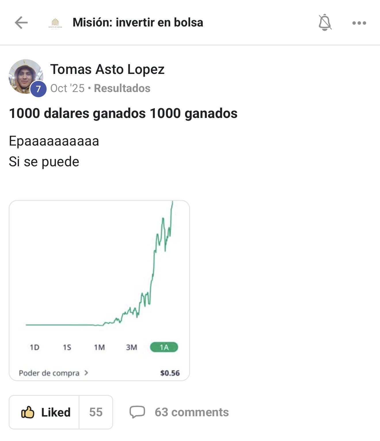 Cartera de Tomas Asto Lopez